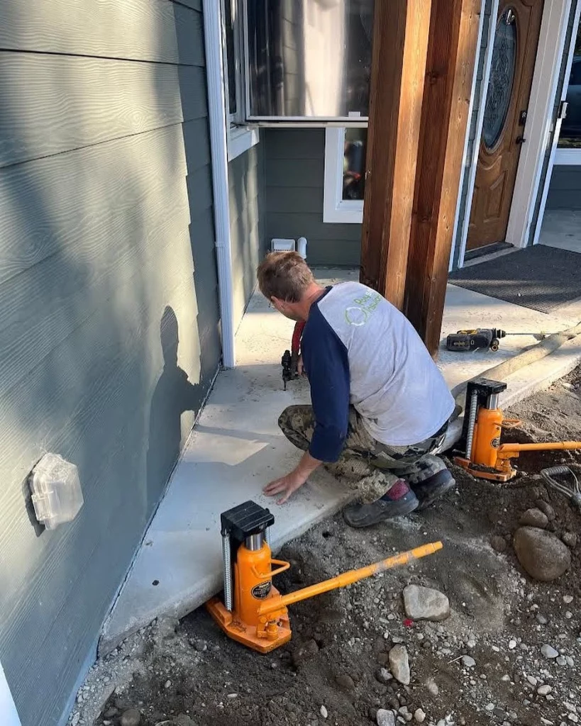 Lifting settled concrete surfaces with precision Lifting settled concrete surfaces with precision